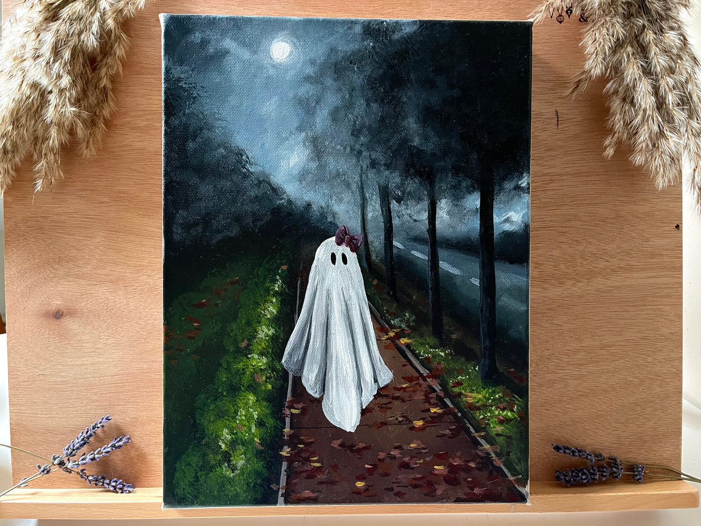 "Midnight ghost" Acrylic on Canvas