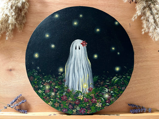 "Fairy firefly" Acrylic on Canvas